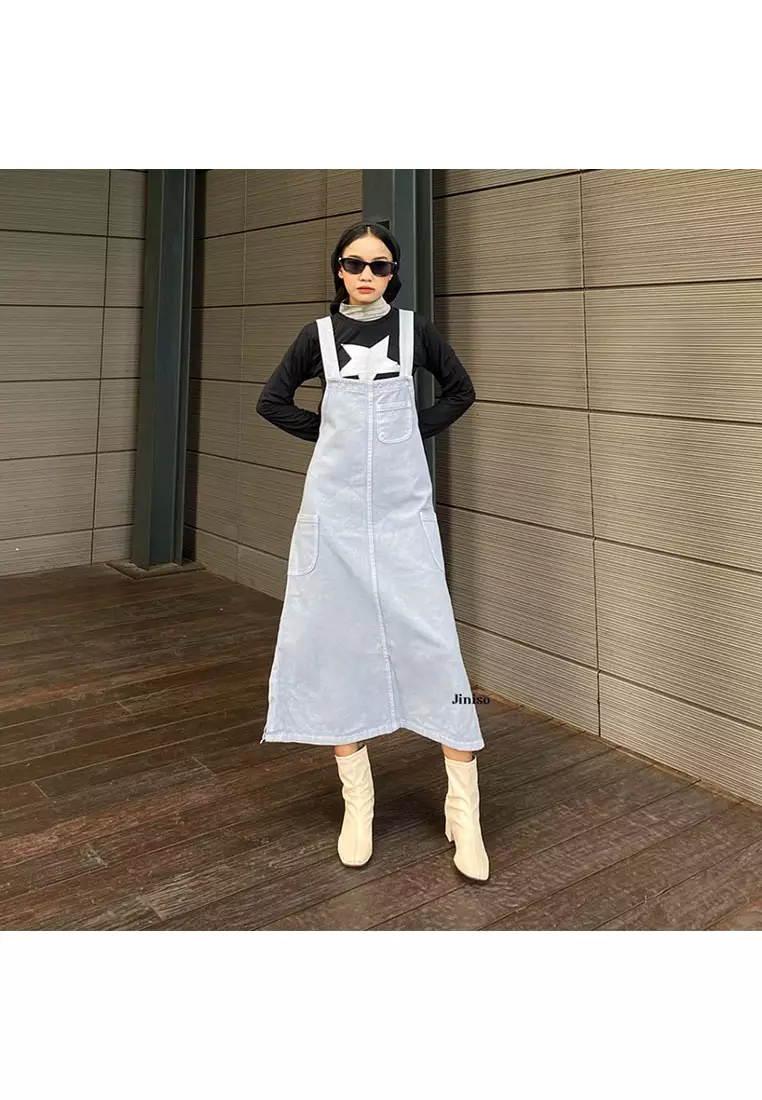 Jumpsuit 003 Overall Jeans Rok Panjang