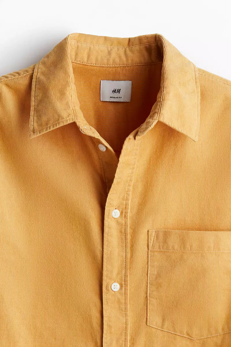 Regular Fit Corduroy shirt