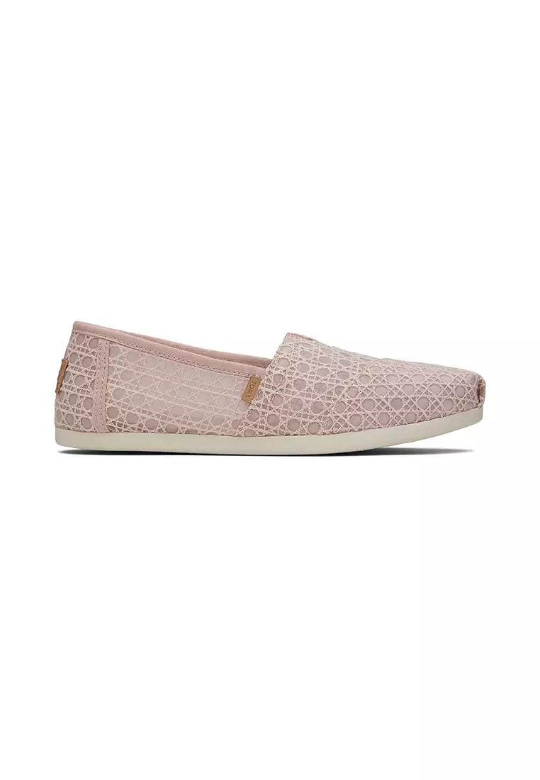 Alpargata Toms Pink Sparkle Toms Buy TOMS Toms Alpargata Women's Ballet  Pink Basket Weave Lace 2025 - Main Image