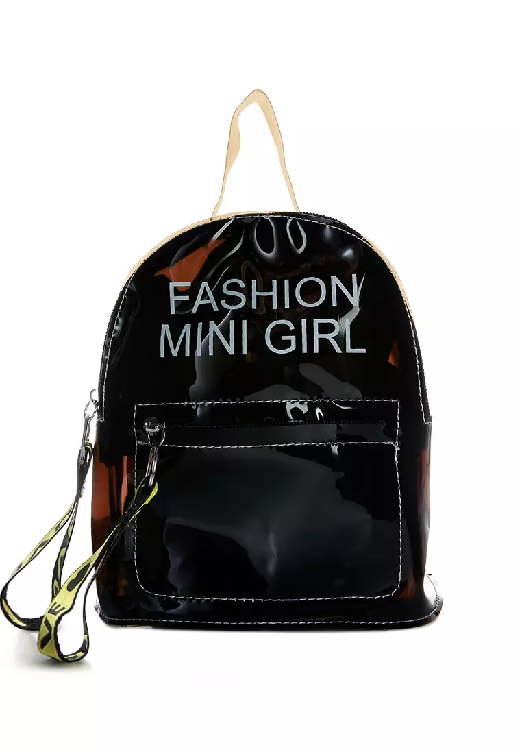 Buy London Rag Black Clear Mini Backpack 2024 Online ZALORA