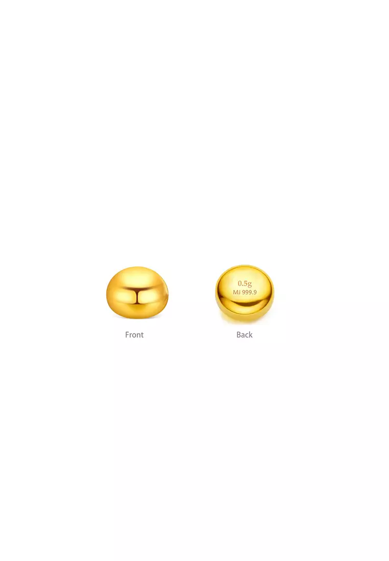 999.9/24K Pure Gold Bean GB003 (0.5 gram)