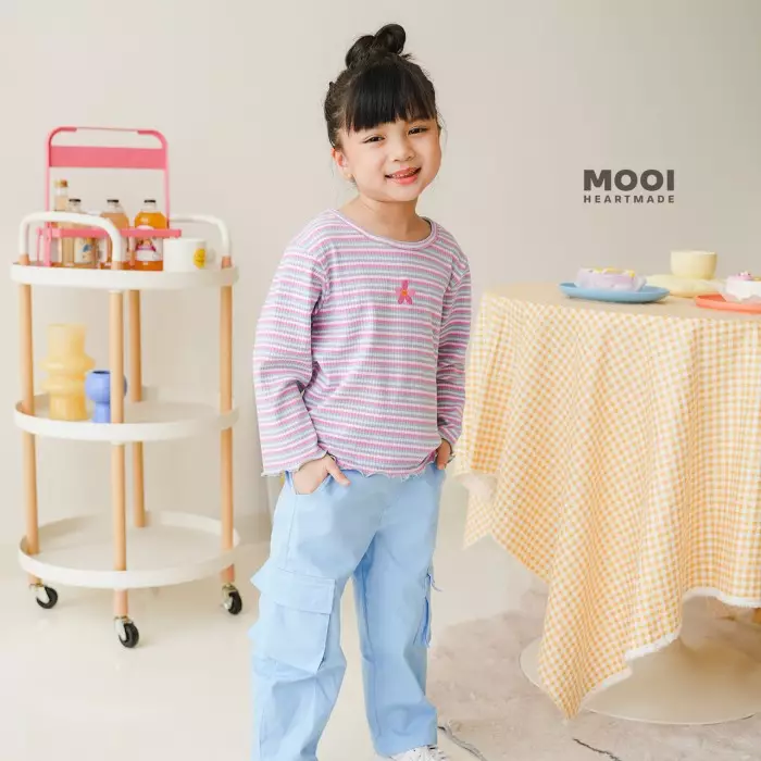 Mooi Atasan Anak Perempuan Sienna Top - Yellow