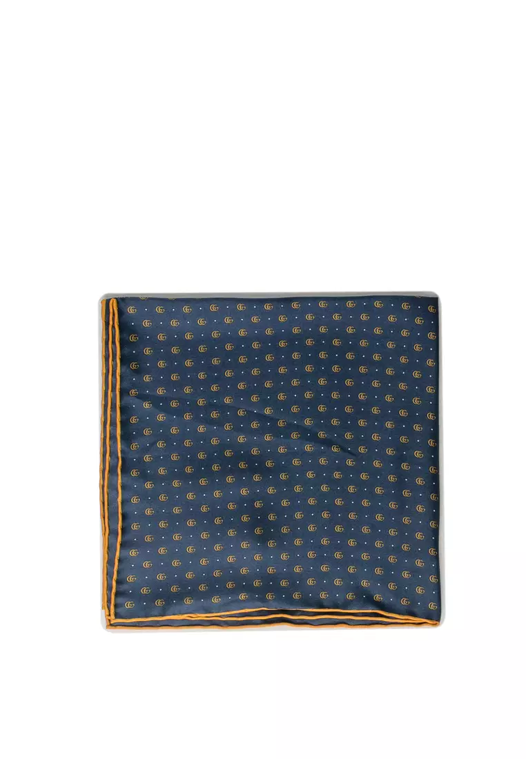 Gucci monogram silk on sale scarf