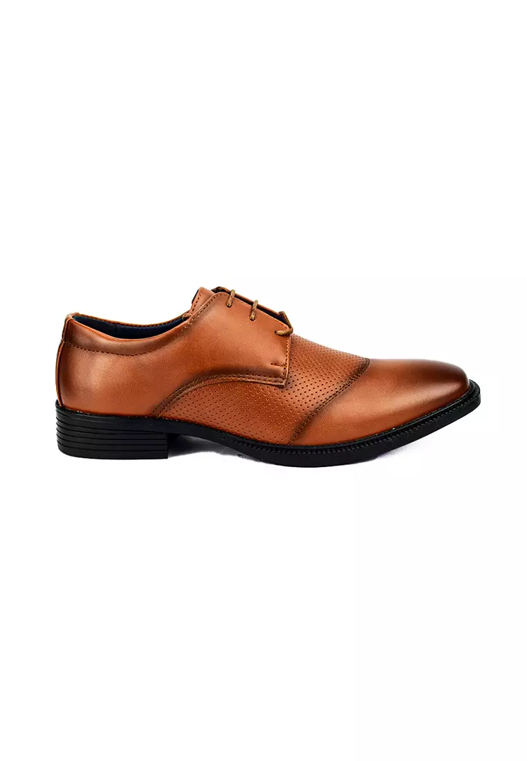 Men's Formal With Lace Shoes Mx 24624 Brown C47