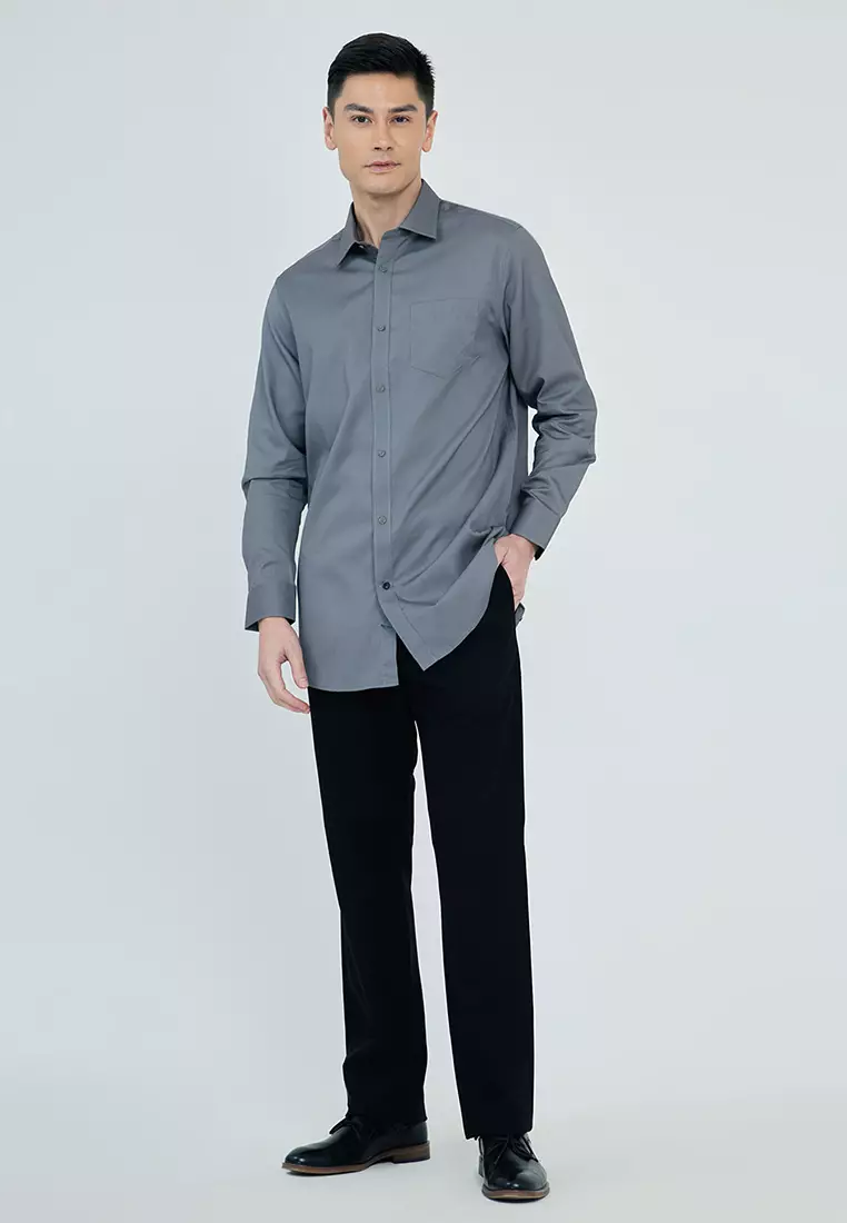 Regular Fit Textured Dress Shirt