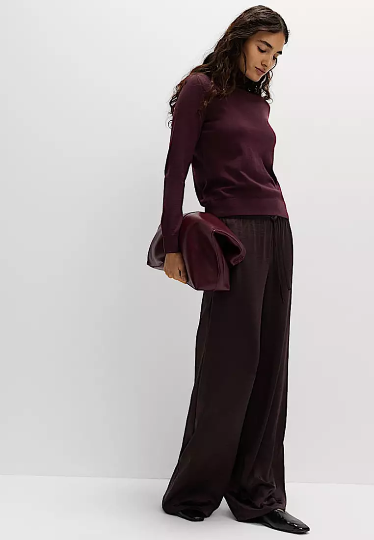 Pure Merino Wool Roll Neck Jumper