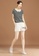 A-IN GIRLS white Elastic Waist All-Match Shorts E7534AA7860D08GS_5