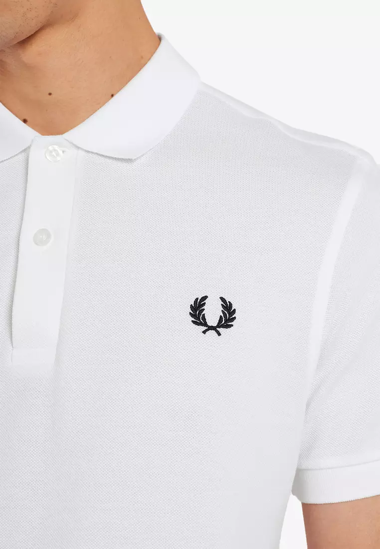Fred Perry M6000 Plain Fred Perry Shirt (White)