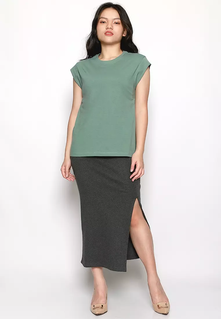 Short Sleeve Cotton Tee Aireen