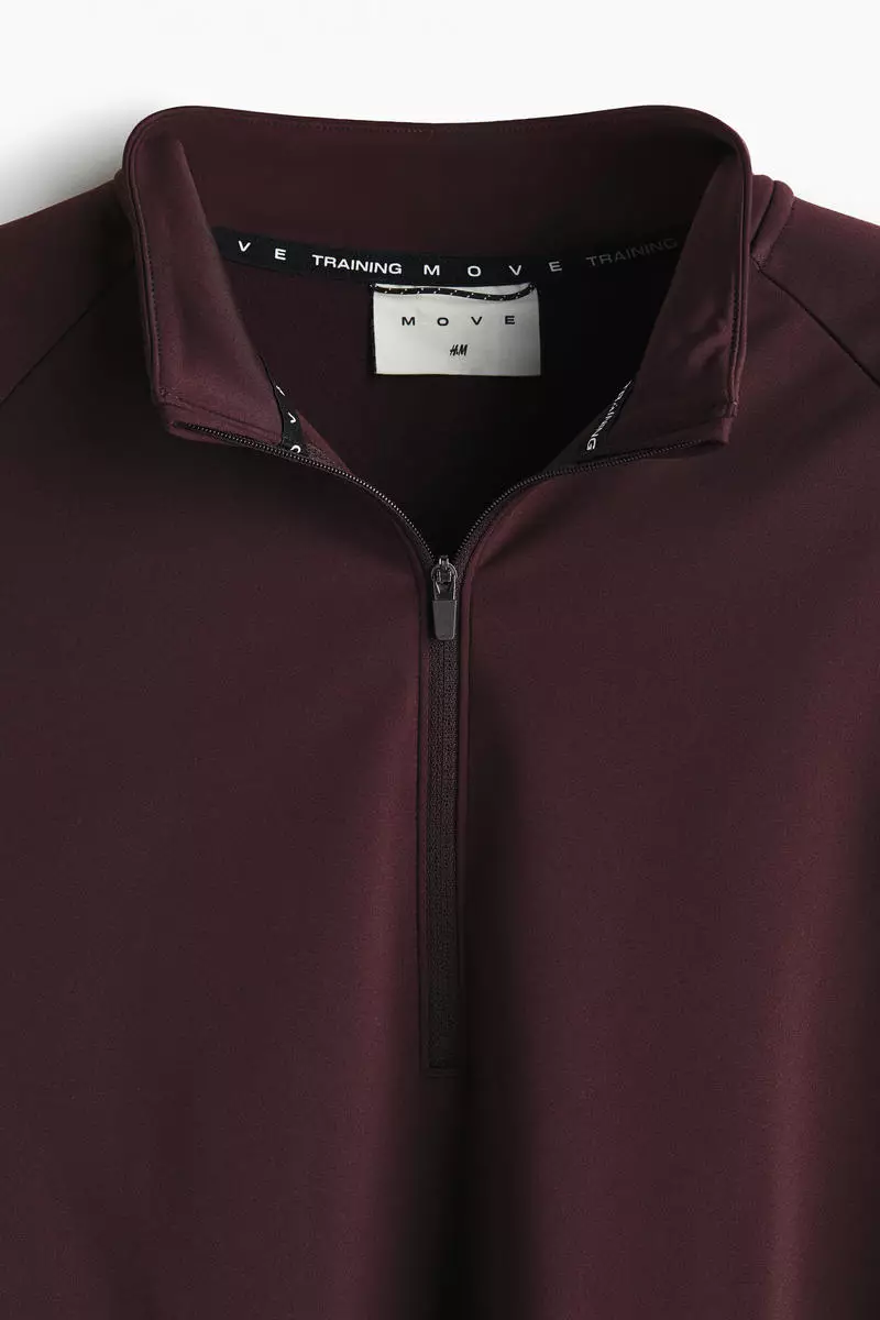 Zip-top midlayer sports top with ThermoMove™