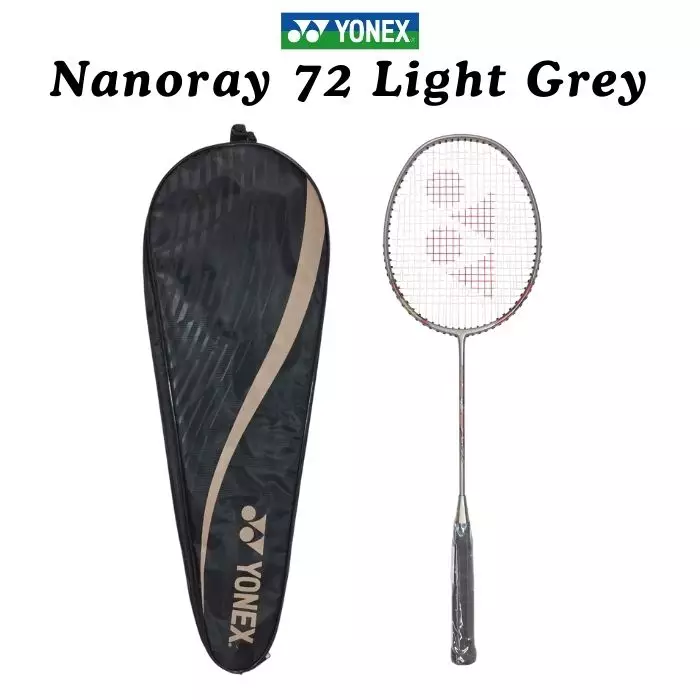 Raket Badminton Yonex Nanoray 72 Grey GRATIS senar dan tas ORIGINAL
