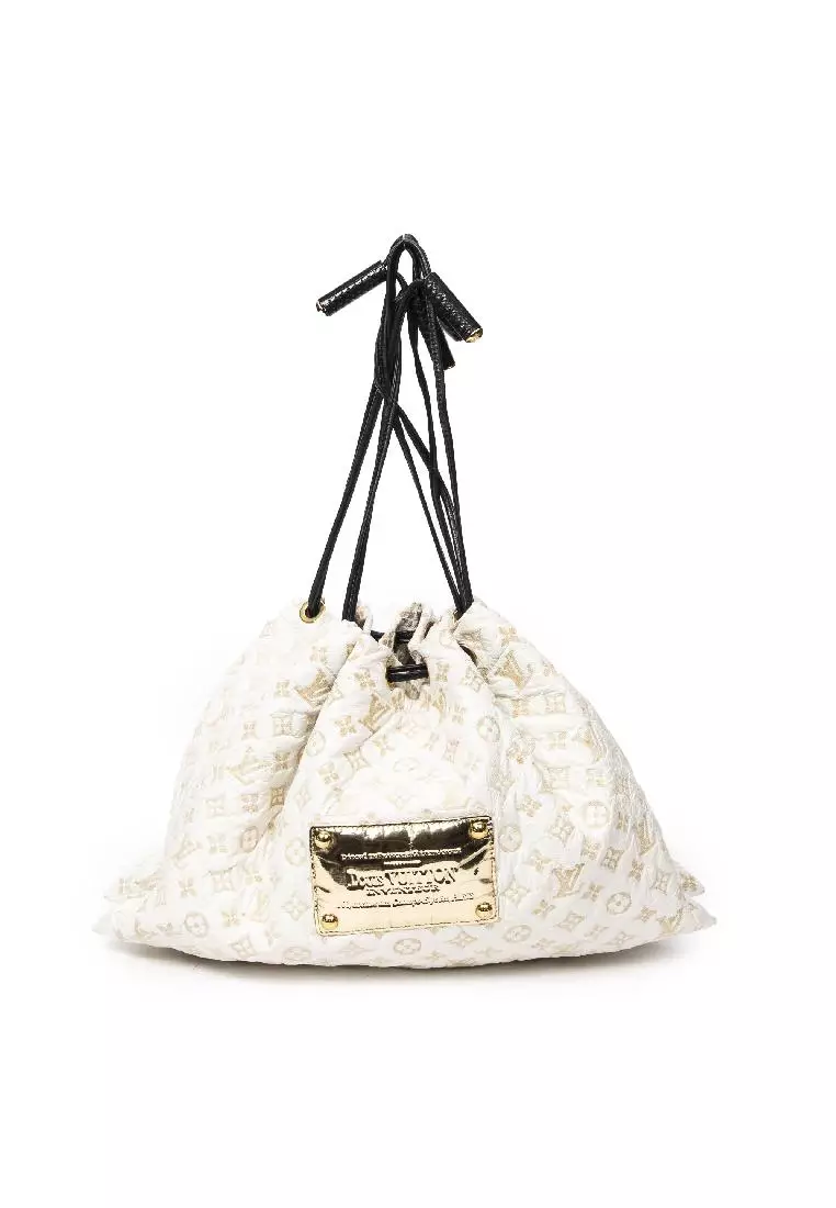 White vinyl bag best sale