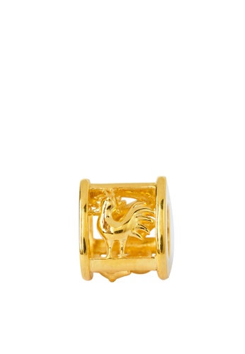TOMEI gold [TOMEI Online Exclusive] Zodiac Alliance Three Harmonies San He (Snake, Rooster and Ox) Charm, Yellow Gold 916 (TM-YG0749P-1C) (2.64G) 386C6AC3AC9CF9GS_1