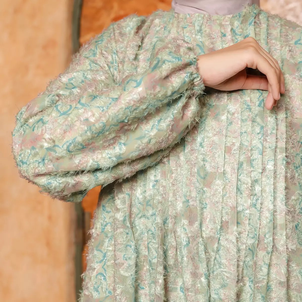 [Raya Collection] ZM Zaskia Mecca - Rairy Lime - Gamis Wanita - Primadona Series Edisi Lilya Senja - Koleksi Ramadhan Series