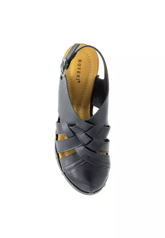 Solid Tone Wooden Casual Heels