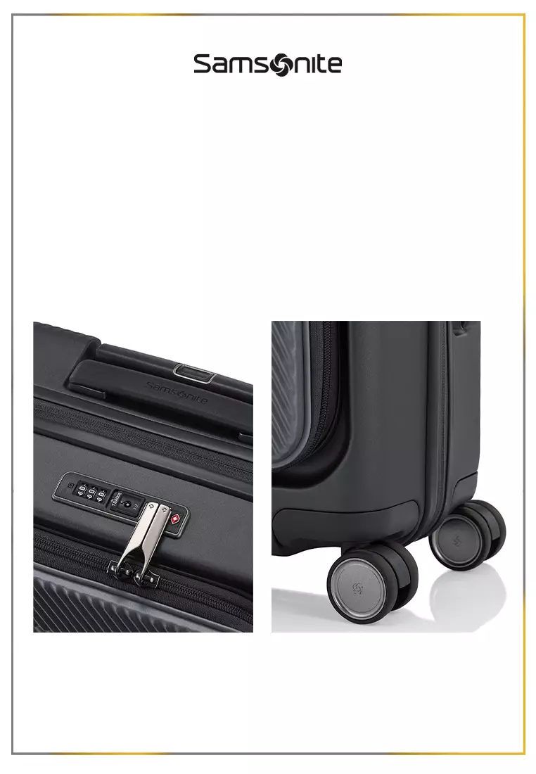 Samsonite Koper Hardcase Zipprix FT Spinner 20 Inch EXP FT - Gun Metal