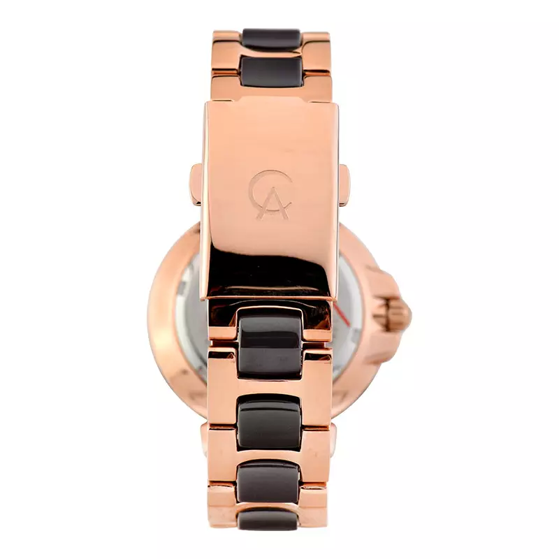 Jam Tangan Wanita Alexandre Christie Multifunction AC 2B02 BF BRGGR Dual Tone Dial St. Steel With Ceramic Strap