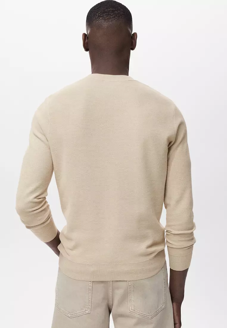 Microstructured Knitted Sweater