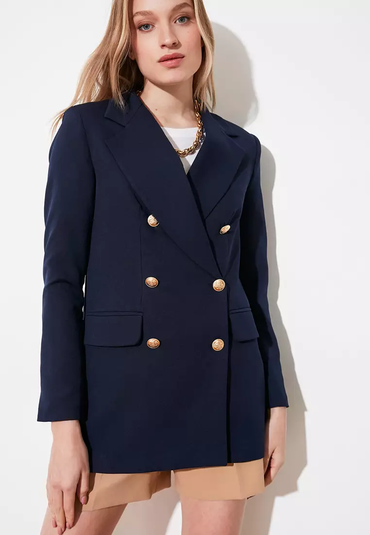 Oversized Double Breasted Blazer