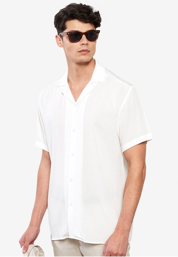 LC WAIKIKI white Comfortable Fit Short Sleeved Shirt 4758BAA57C1D24GS_1