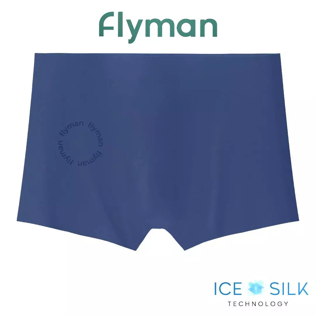 Jual FLYMAN Flyman Ultra Seamless Boxer 1 pcs FM 3456 - Navy Original ...