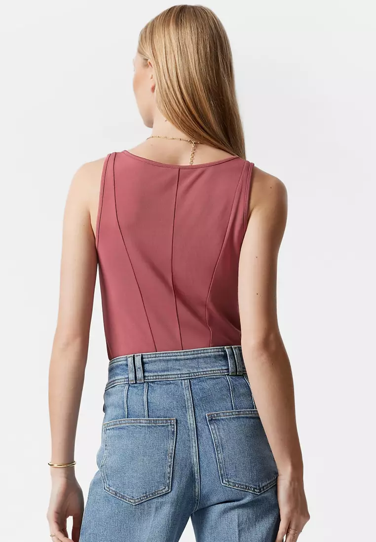 Top Stitched Tank Top