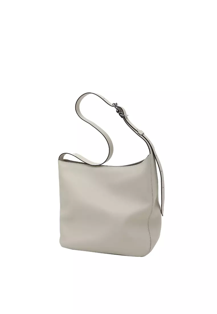 Asymmetric Shoulder Bag - Ivory