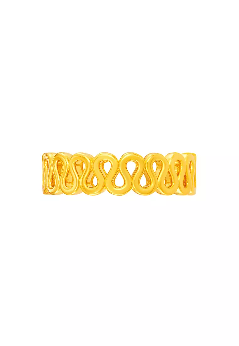 HABIB 999/24K Yellow Gold Ring 9GR00740225