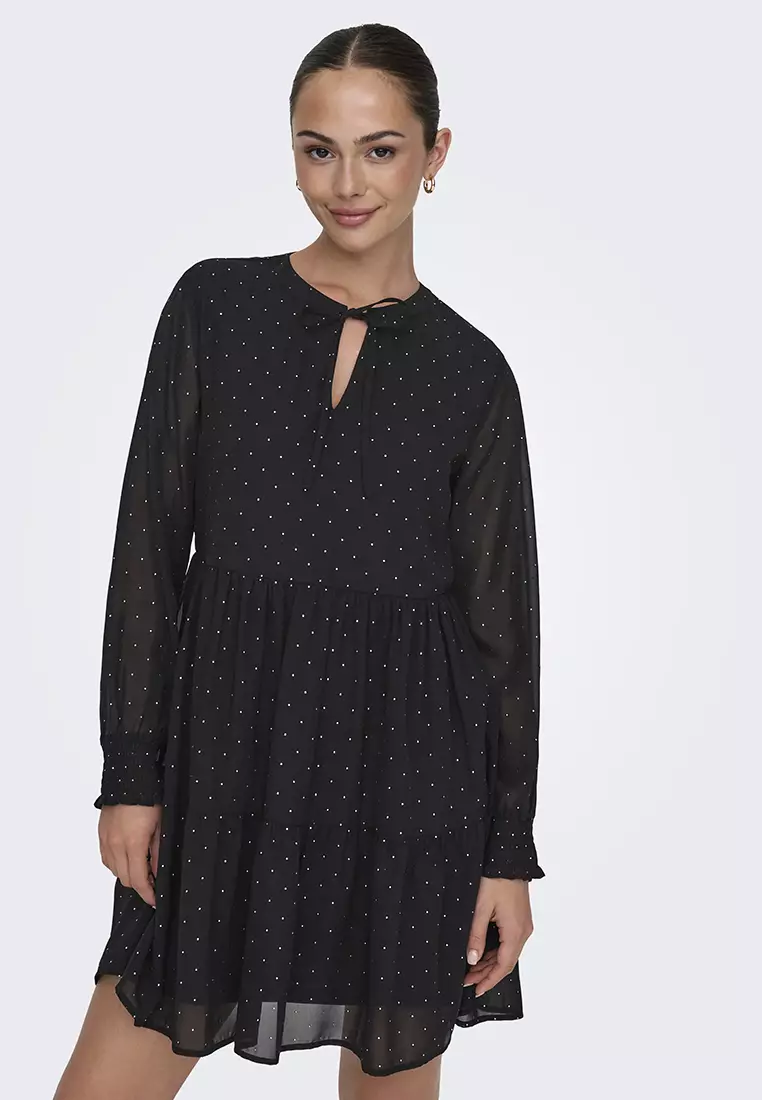 Glam Long Sleeves Dress