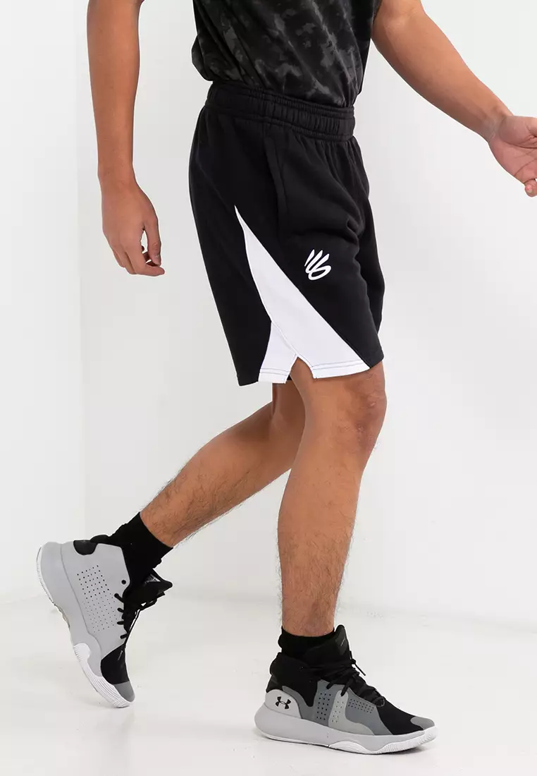 Buy Under Armour Men s Curry Splash Fleece Shorts Online ZALORA