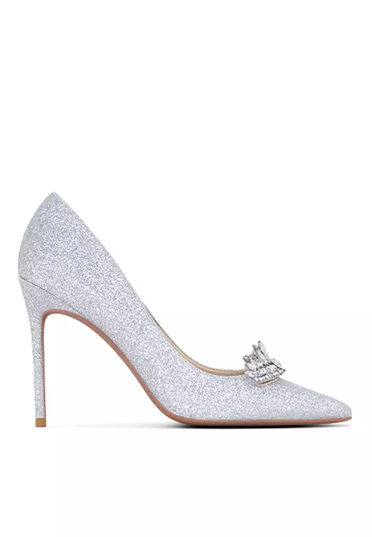 Cheap silver high heels for wedding new arrivals