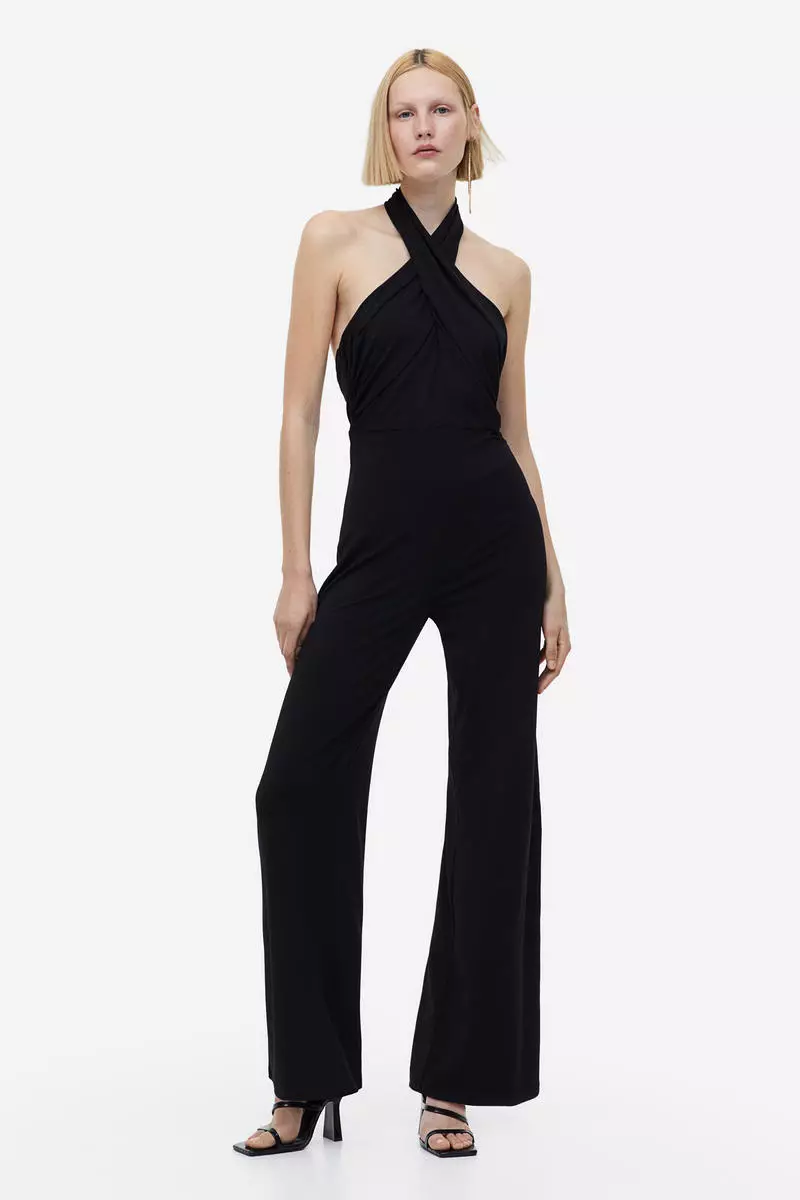 Buy H&M Halterneck jumpsuit Online | ZALORA Malaysia