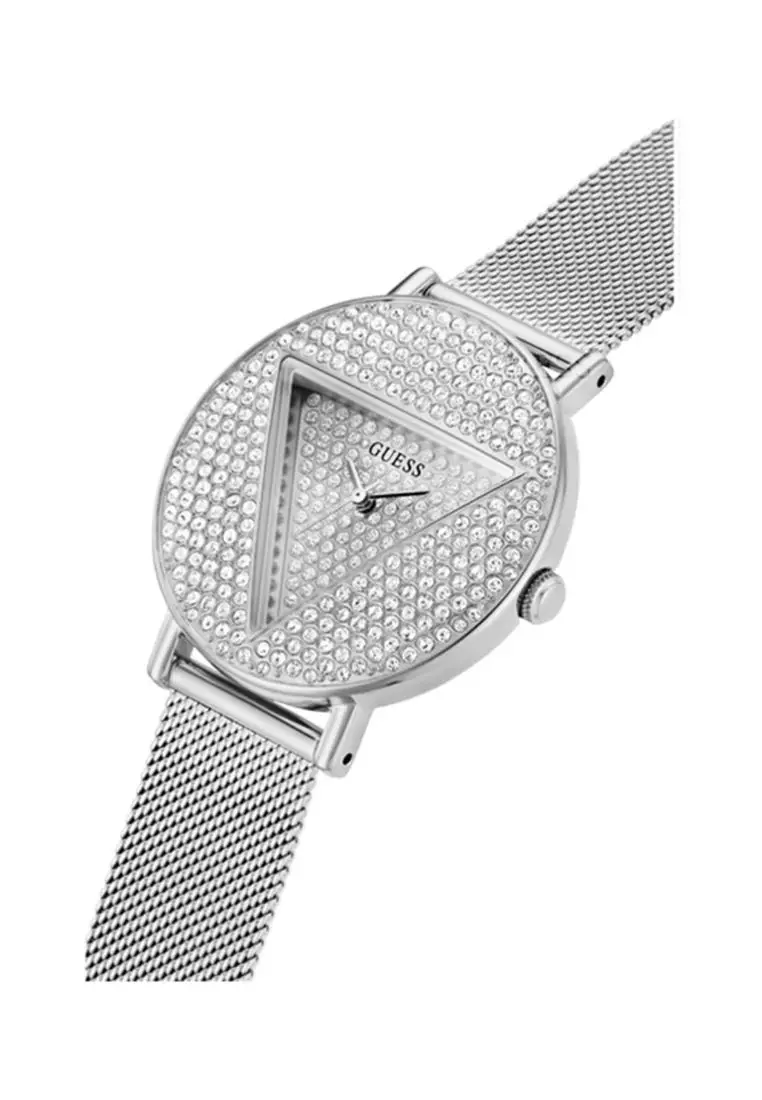 Buy Guess Guess Iconic Silver Stainless Steel Women Watch GW0477L1