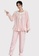 LYCKA pink SWW9096-Lady Two Piece Casual Pajamas Set (Pink) 80AC3AA88B0748GS_1