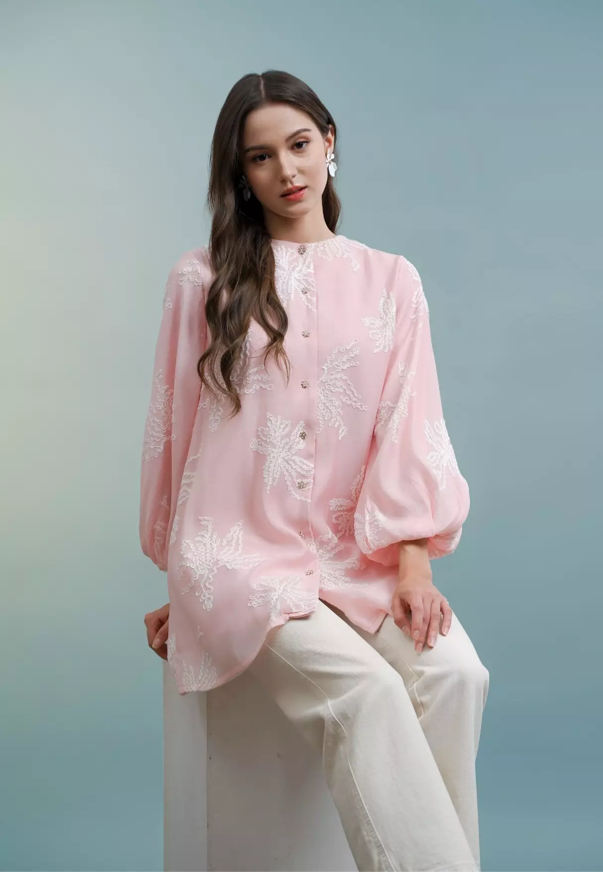Sena Blouse - Rose