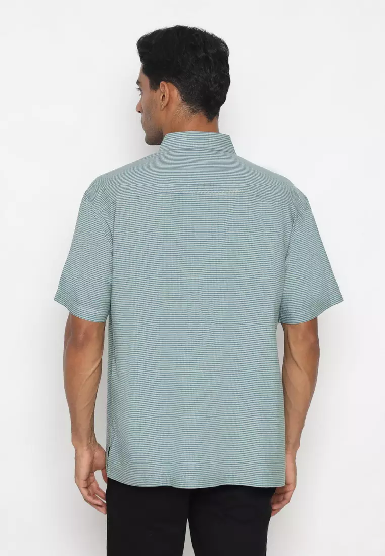 POLICE Kemeja Printing Regular Fit Pria