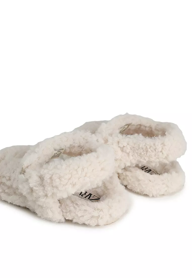 Faux Fur Sandals