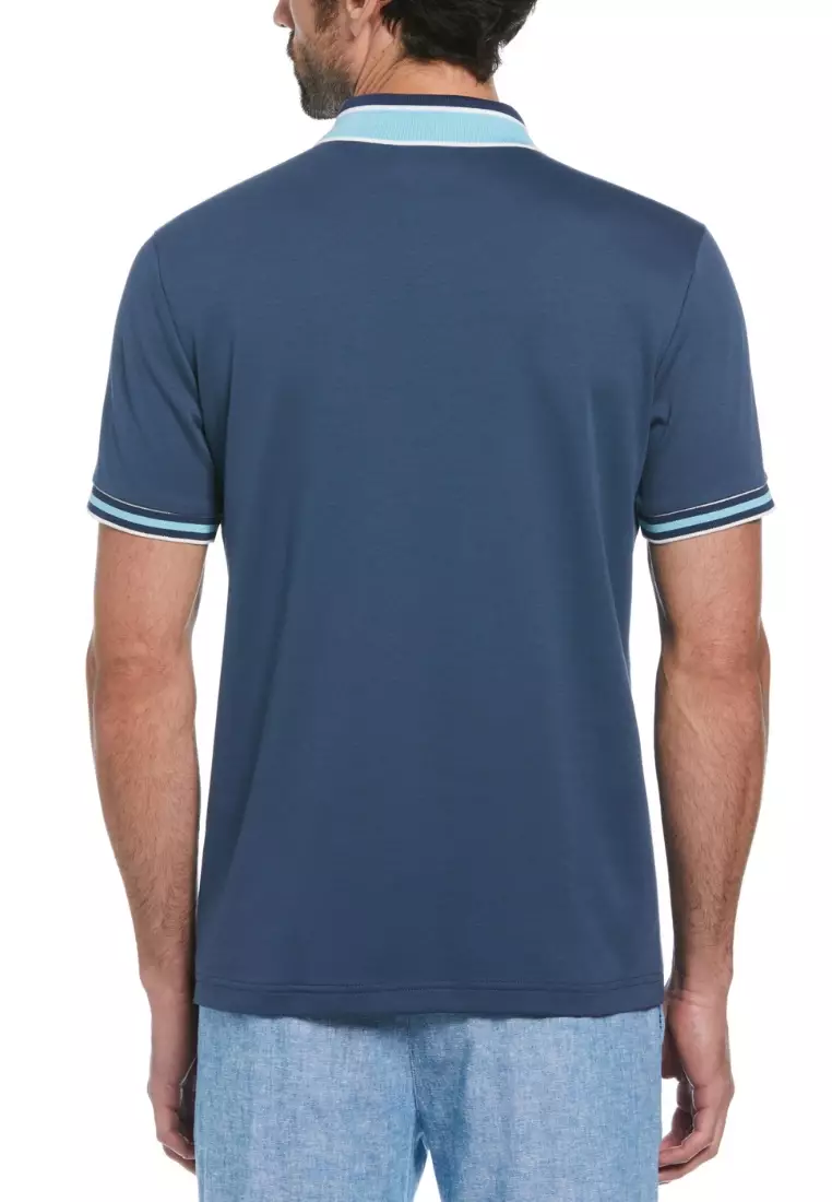 Organic Interlock Novelty Collar Polo