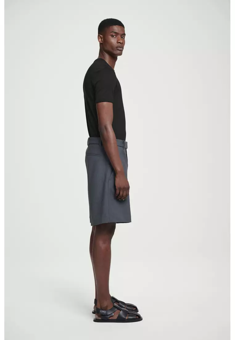 SLIM RIBBED COTTON T-SHIRT