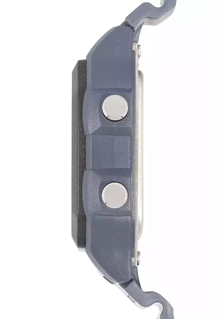 Casio Jam Tangan Pria - Blue Black - Rubber Strap - WS-1600H-2AVDF