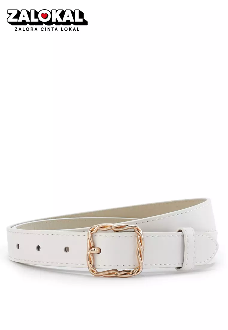 Jual calliope Calliope BENARD - White, Women Belt Original 2024 ...