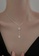 ZITIQUE silver Women's Diamond Embedded Geometrical Shape Necklace - Silver FFFB7AC0315F43GS_2
