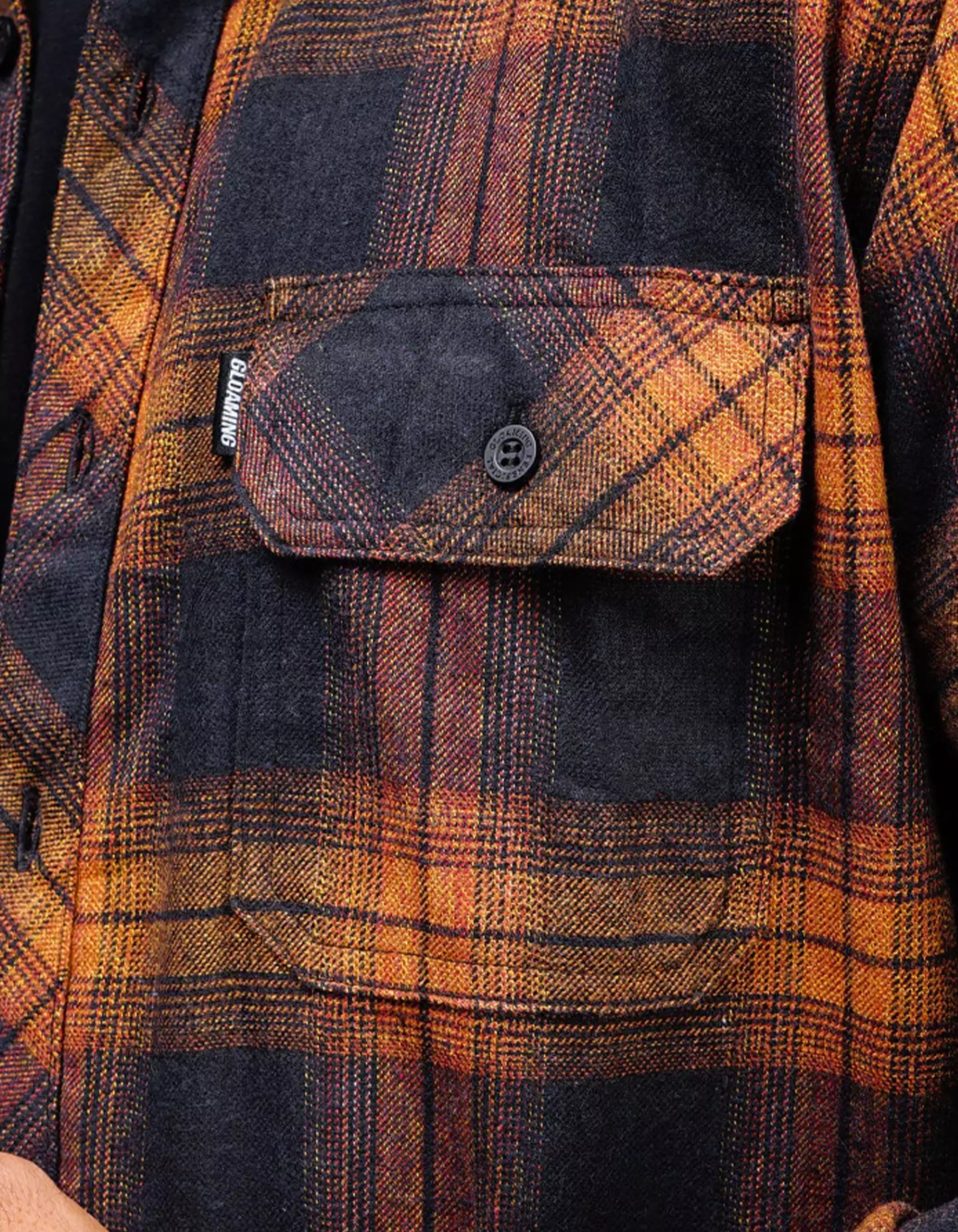 Gloaming Kemeja Flanel Veterano Unisex Panjang Whimsia