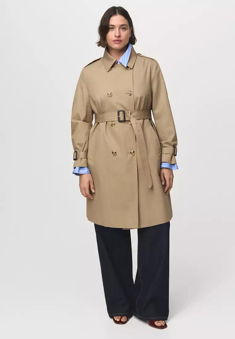 Classic Trench Coat With Belt