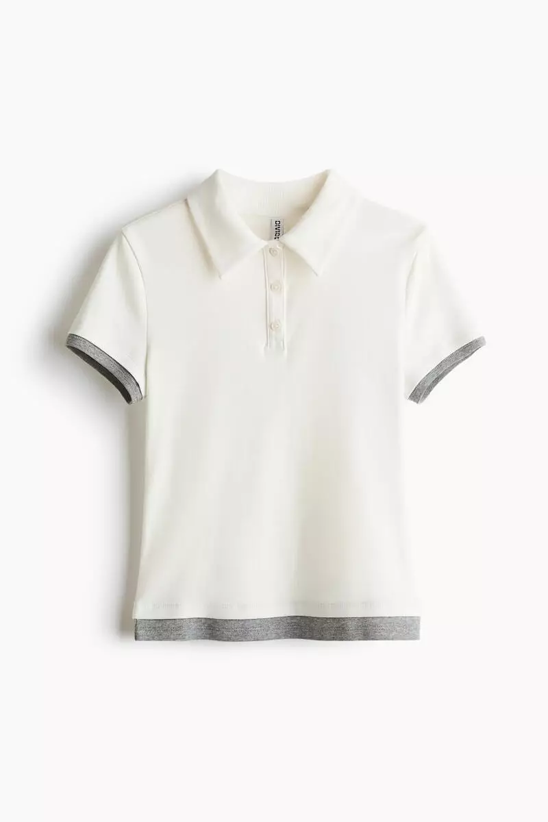Cotton polo shirt