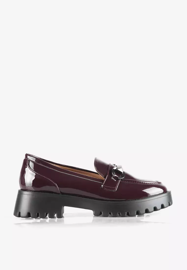 Sepatu Loafers Wanita L.Nadine 01 Maroon