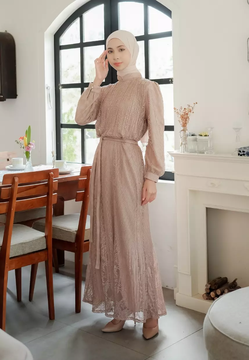 Ivanka Dress - Nude