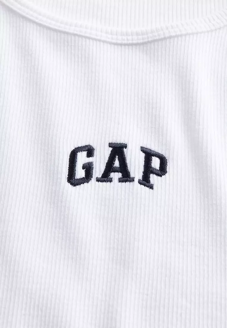 Modern Ribbed Logo T-Shirt