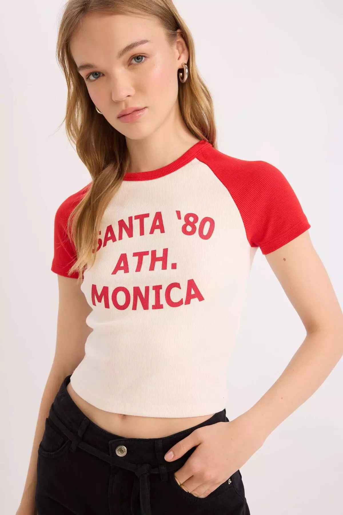 Cool Fitted Cycling T-Shirt - Smocked Camisole Design Short Sleeve E0677Ax25Sm