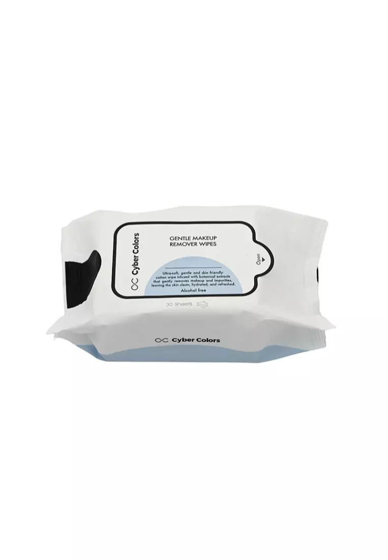 CYBER COLORS Gentle Makeup Remover Wipes (30pcs) 30piece
